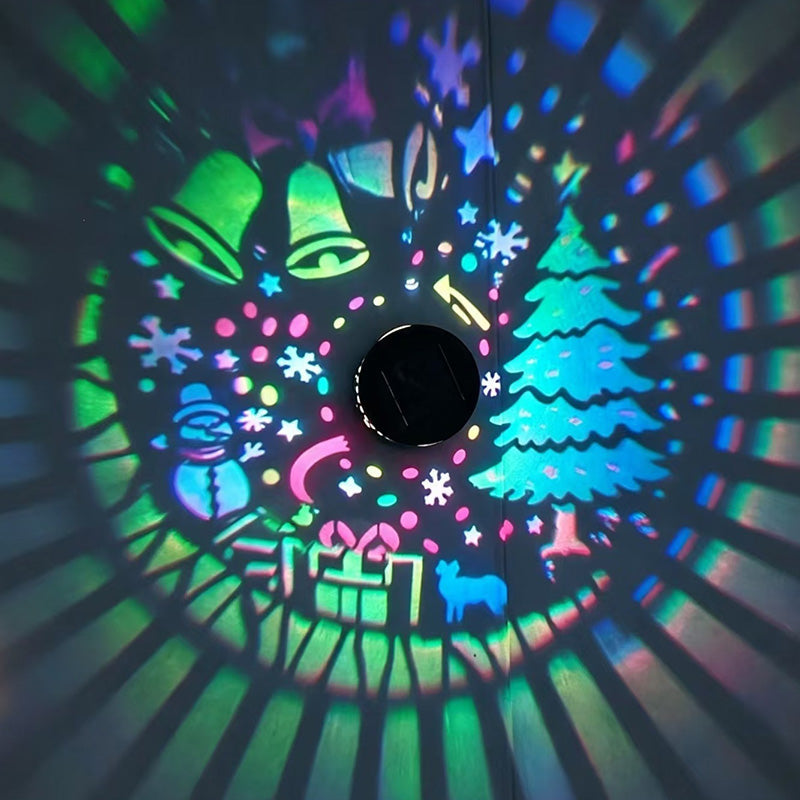 🥳2026 HOT SALE🥳💞50K+ SOLD! 🎄❄️ 50% OFF! Solar Outdoor Decorative Wall Projection Light – IP65 weatherproof, auto on/off. Projects festive patterns – perfect for Christmas & Halloween! 🏡✨