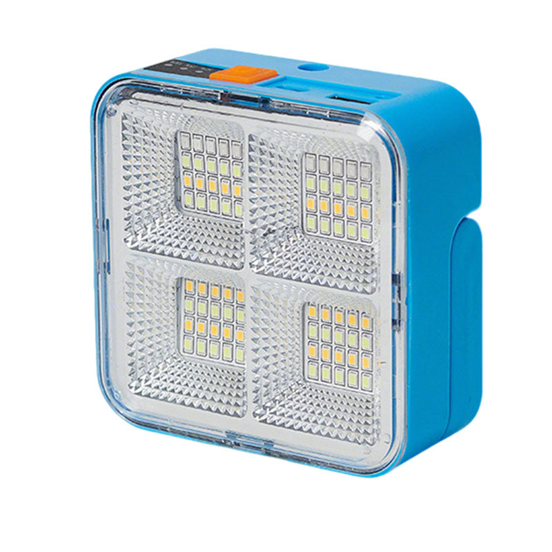 🥳2026 HOT SALE🥳💞50K+ SOLD! ☀️🔋 Portable Solar Camping Light – 50W ultra-bright, 3 light modes, solar & Type-C charging. IPX4 waterproof, doubles as power bank. Magnetic + hook mount. Light up any adventure! 🏕️💪