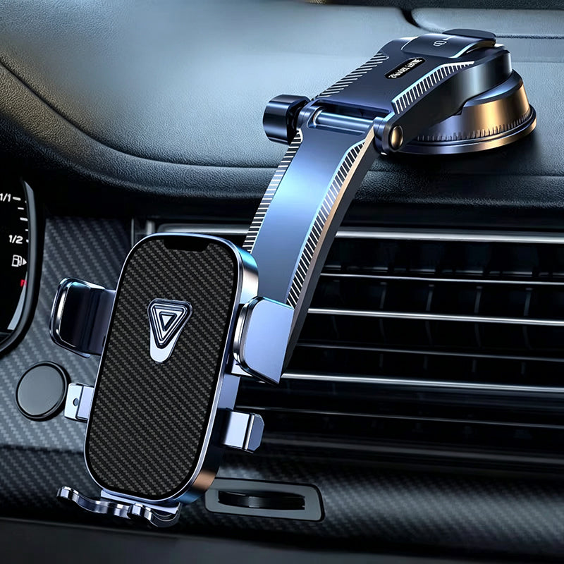 🥳2026 HOT SALE🥳💞50K+ SOLD! 📱🚗 50% OFF! Nano Vacuum Car Phone Holder – relentless grip on any dashboard, 360° folding arm, one-hand auto-lock. No slipping, no glare – safer driving! 🛡️✅