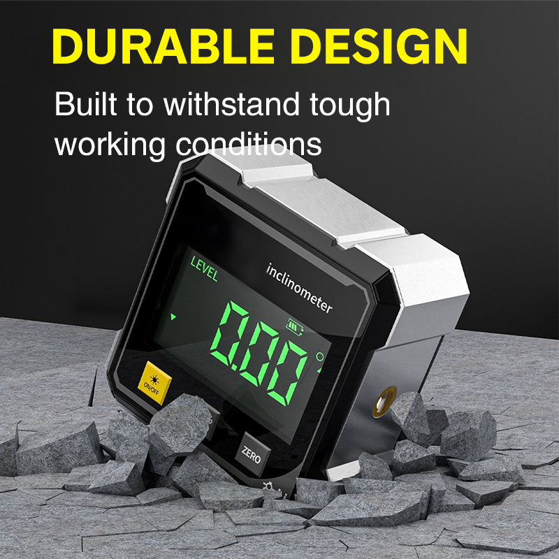 🥳2026 HOT SALE🥳💞50K+ SOLD! 📐🔦 50% OFF! 4-Side Magnetic Digital Angle Gauge – dual laser, 360° magnetic, ±0.2° accuracy. Hands-free precision for DIY & carpentry! 🛡️💪