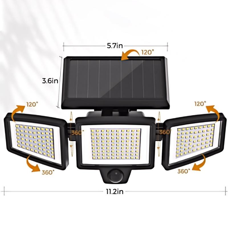 🥳2026 HOT SALE🥳💞50K+ SOLD! ☀️💡 50% OFF! Solar Outdoor Light with Remote – motion sensor, 210 LED, 3 modes, IP44 waterproof. Remote control & easy install! 🏠✅