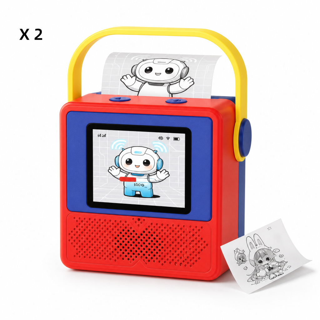 🥳2026 HOT SALE🥳💞50K+ SOLD! 🎨🖨️ 50% OFF! Kids Smart AI Thermal Printer Toy – speak ideas into inkless prints, voice-to-art fun. No screens, no mess, just creative play! 🛡️✅