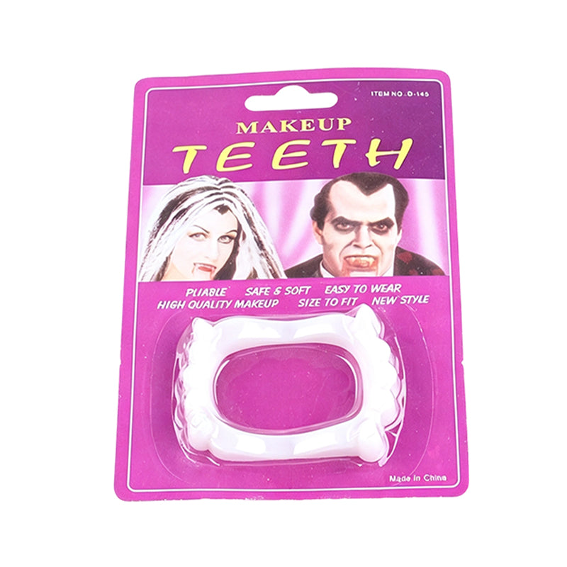 🥳2026 HOT SALE🥳💞50K+ SOLD! 🧛✨ 50% OFF! Halloween Glowing Vampire Fangs – glow-in-the-dark, two fang styles, perfect for parties, cosplay & trick-or-treating! 🎃💚