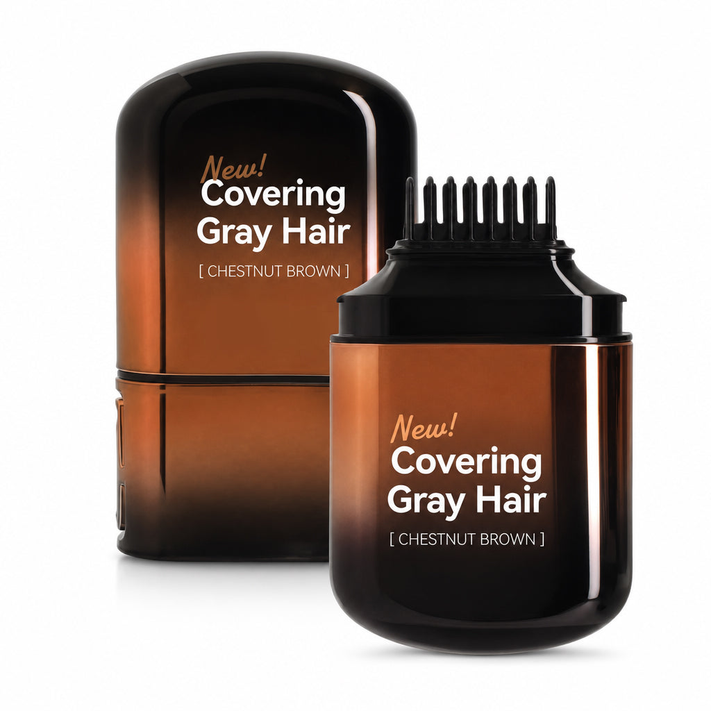 🥳2026 HOT SALE🥳💞50K+ SOLD! 💇♀️✨ 50% OFF! Temporary Gray Coverage Hair Color Stick – W-comb precision, peptide formula, sweatproof & quick-dry. Touch up silver strands in seconds! 🛡️✅