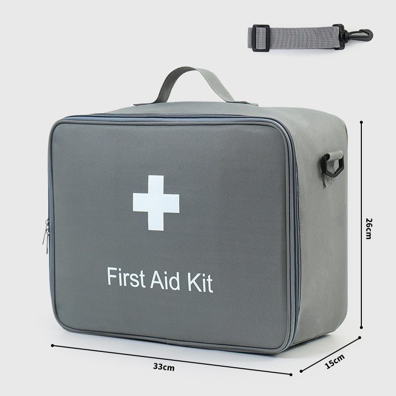 🥳2026 HOT SALE🥳💞50K+ SOLD! 🩹🧰 50% OFF! Portable Large Capacity First Aid Bag – multiple compartments, adjustable shoulder strap, durable Oxford fabric. Ready for home, travel & camping! 🛡️✅