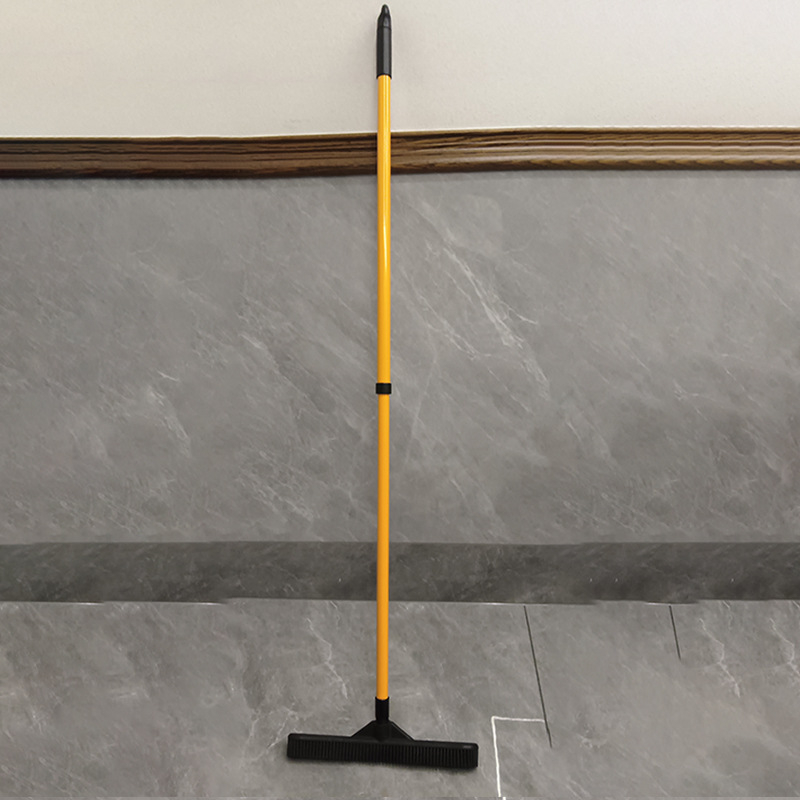 🥳2026 HOT SALE🥳💞50K+ SOLD! 🐾🧹 50% OFF! Pet Hair Removal Rubber Broom – static bristles lift hair from carpets & floors, telescopic handle 71-120cm, washable & multi-surface! 🛡️✅