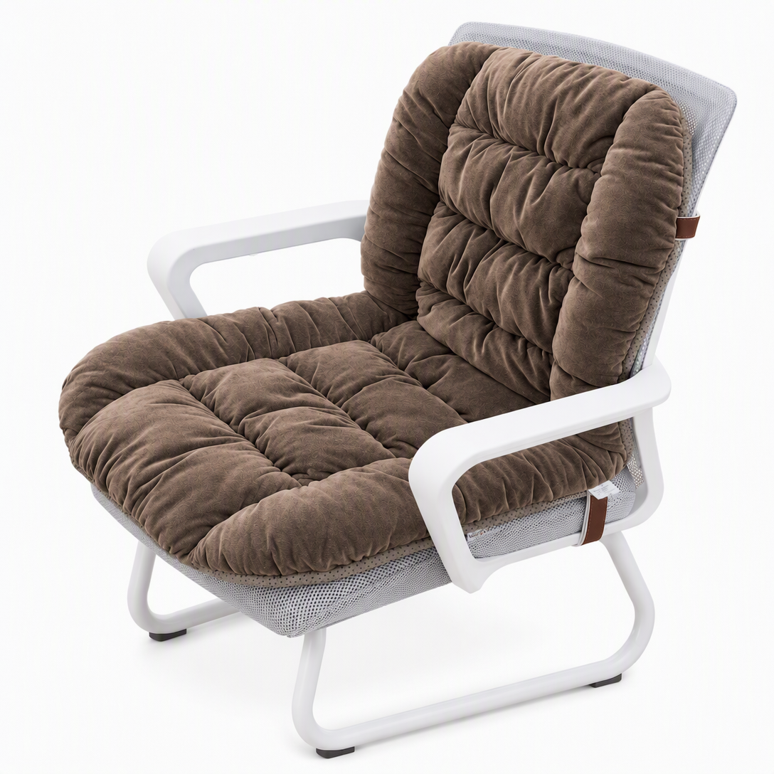 🥳2026 HOT SALE🥳💞50K+ SOLD! 🔥🪑 50% OFF! Winter Heated Seat Cushion with Backrest – dual-zone warmth, smart control, anti-slip & removable cover. Cosy office & study chair comfort! 🛡️✅