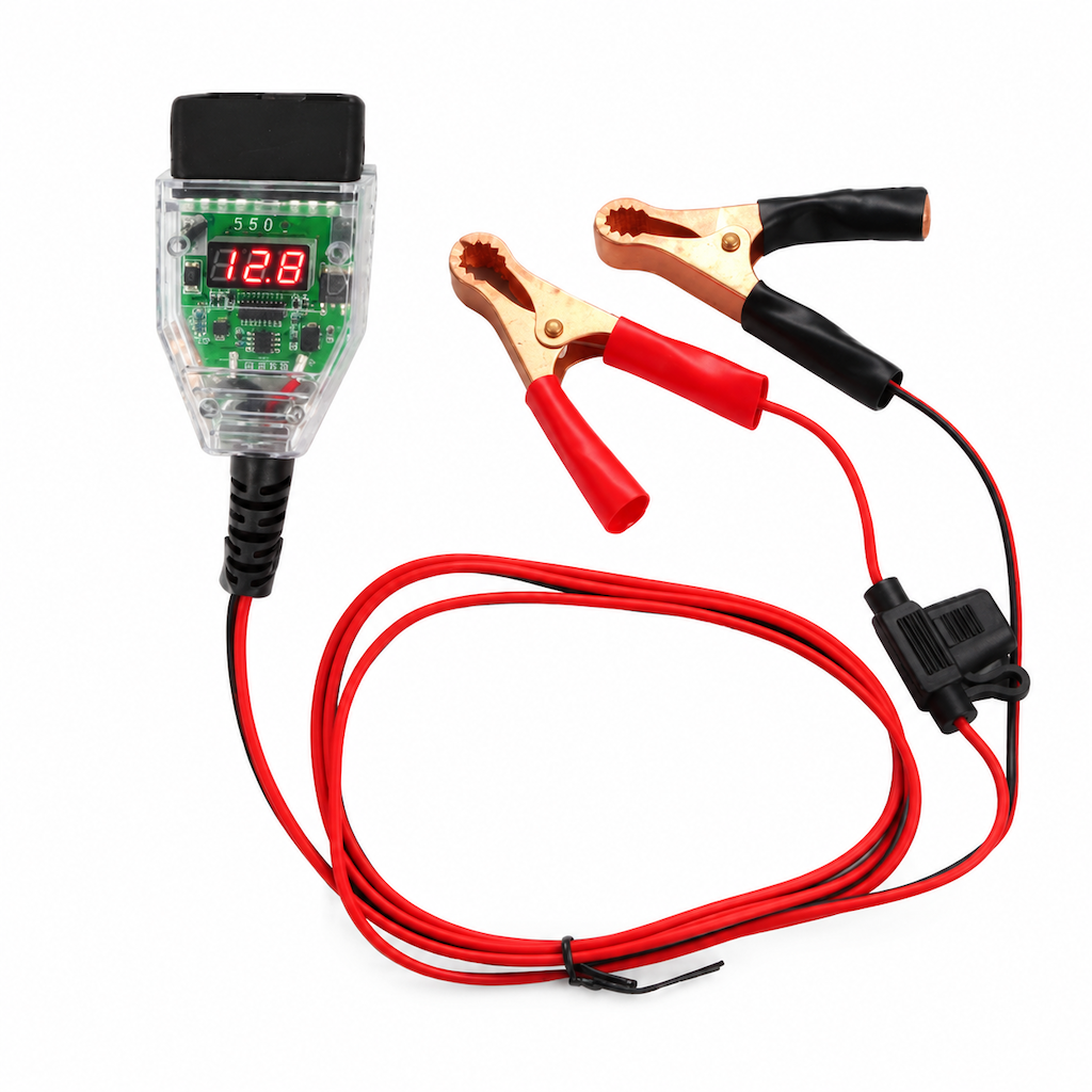 🥳2026 HOT SALE🥳💞50K+ SOLD! 🚗🔋 50% OFF! Car OBD Memory Saver – protects vehicle settings during battery swaps. Digital display, leakage detector & built-in fuse. No more reset clocks or locked radios! 🛡️✅