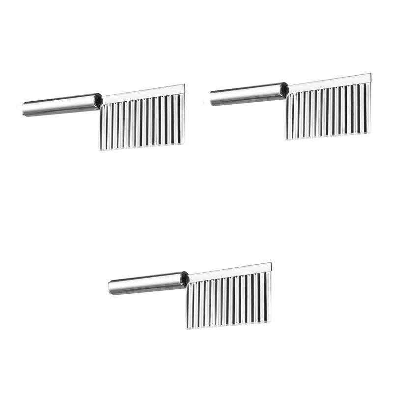 🥳2026 HOT SALE🥳💞50K+ SOLD! 🥔🔪 50% OFF! Stainless Steel Crinkle Cut Knife – effortlessly makes wavy fries & decorative veggie slices. Fun textures kids love & rust-resistant! 🛡️✅
