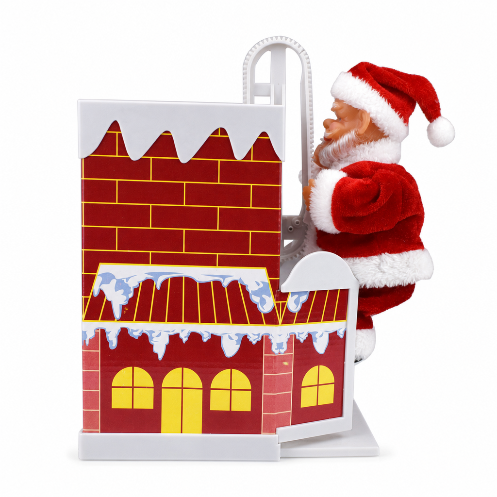 🥳2026 HOT SALE🥳💞50K+ SOLD! 🎄🎅 50% OFF! Animated Climbing Santa Toy – climbs, dances & plays festive music. Brings instant joy to kids & guests this Christmas! ✨💪