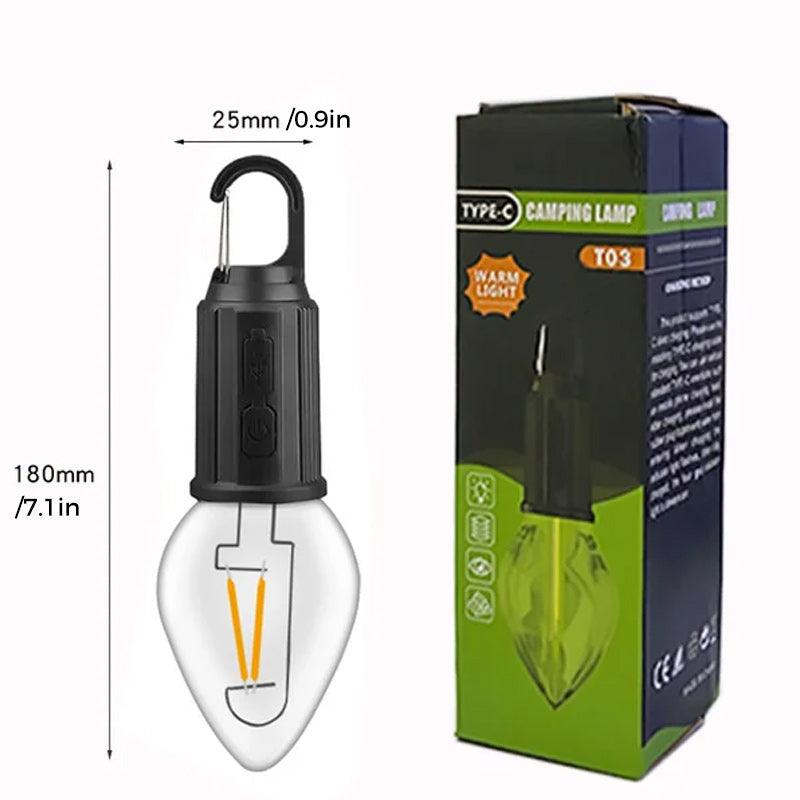 ๐ฅณ2026 HOT SALE๐ฅณ๐50K+ SOLD!๐โจ 50% OFF & Free Shipping! Hanging Camping Lantern โ Vintage style, Type-C fast charge. 400mAh battery, soft glow. Use indoors or out. Great for DIY decor, fishing trips or patio ambiance. ๐ฃ๐ก