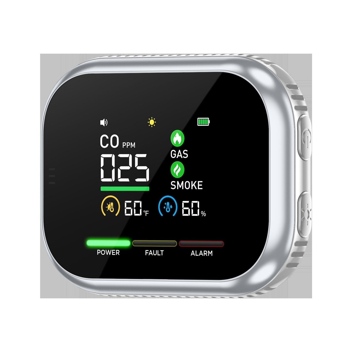 🥳2026 HOT SALE🥳💞50K+ SOLD!🔥🏠 50% OFF! Portable 6‑in‑1 Gas Alarm – Detects CO, combustible gas, smoke & more. LCD display & audible alert – protect your family without costly inspections! 🛡️✨