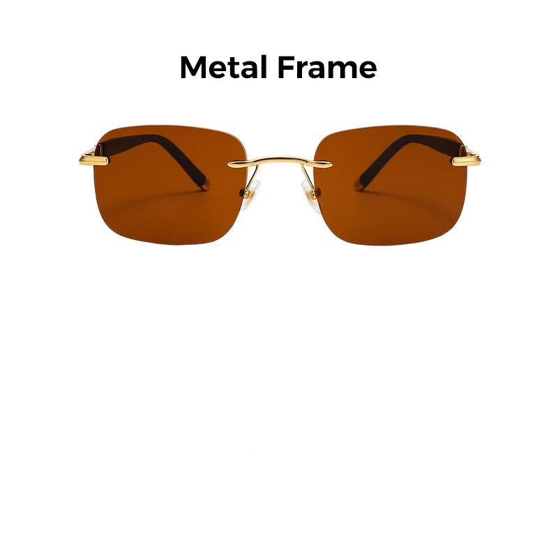 Men's Stylish Frameless High Definition Polarized Sunglasses