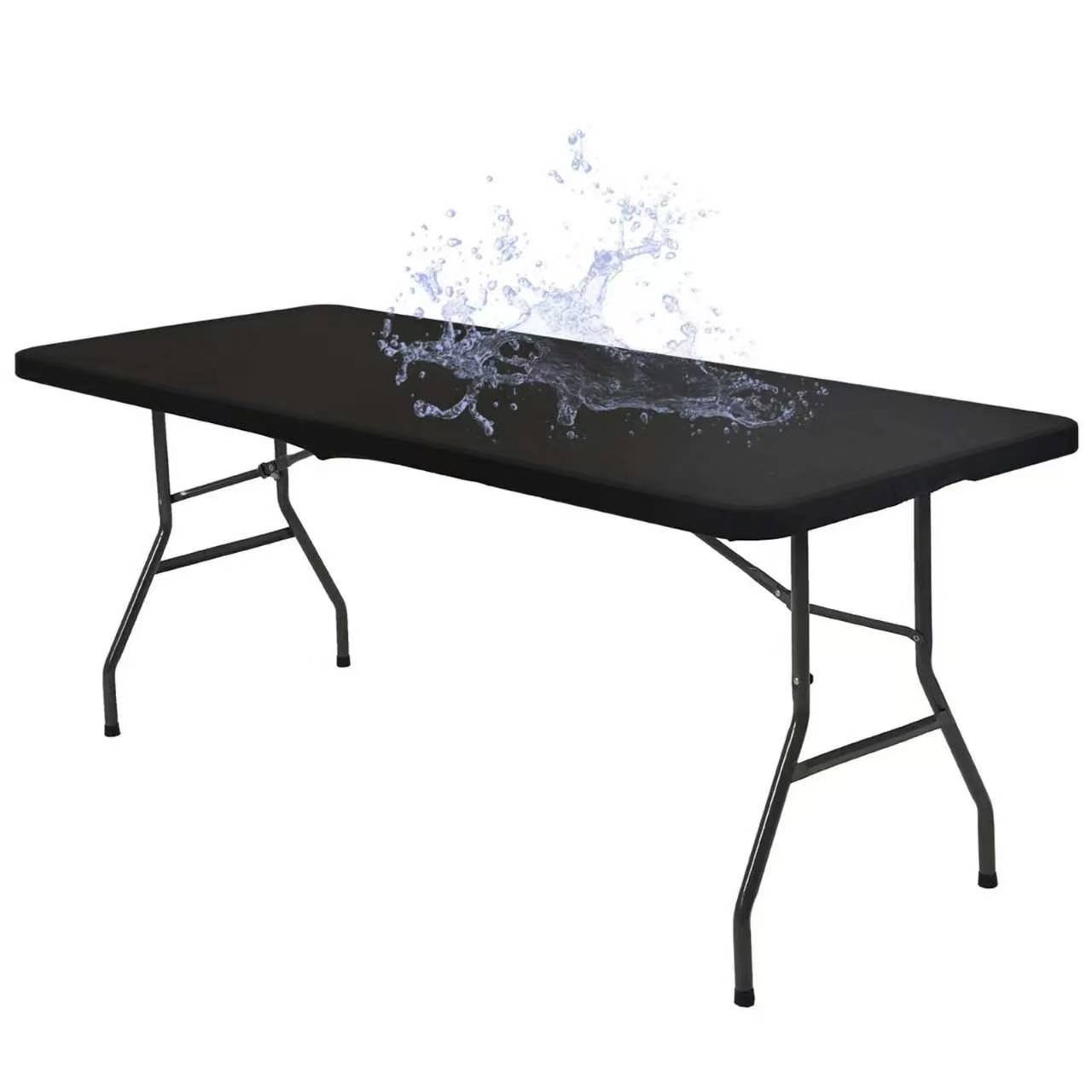 🥳2026 HOT SALE🥳💞50K+ SOLD! 🏠✨ 50% OFF! Stretch Fabric Table Cover – Snug fit, no slipping, no wrinkles. Elastic edges hug your table – stays put indoors & outdoors. Waterproof & washable! 🍽️💪