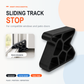 🥳2026 HOT SALE🥳💞50K+ SOLD! 🚪✨ BUY 1 GET 1 FREE! Secure Track Door Stop – Absorbs impact, reduces slamming & protects rails. Compact locking design – fits sliding windows & balcony doors! 🛡️🔇