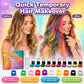 🥳2026 HOT SALE🥳💞50K+ SOLD! 🌈🎨 50% OFF! 12-Color Temporary Hair Chalk Applicator Set – Vibrant shades for highlights, streaks & full-color fun. Easy clamp-on application – wash out with shampoo! Perfect for parties, festivals & cosplay! 🎉✨