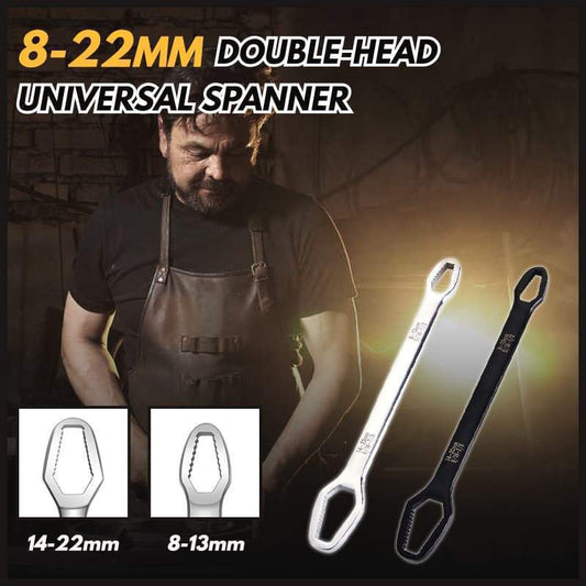🥳2026 HOT SALE🥳💞50K+ SOLD!💥🏠✅ 50% OFF! 8-22mm Universal Spanner – CR-V forged, HRC60 hardness. Fully polished, rust-resistant. One wrench, endless uses. A smart addition to any toolbox. 🧰💫