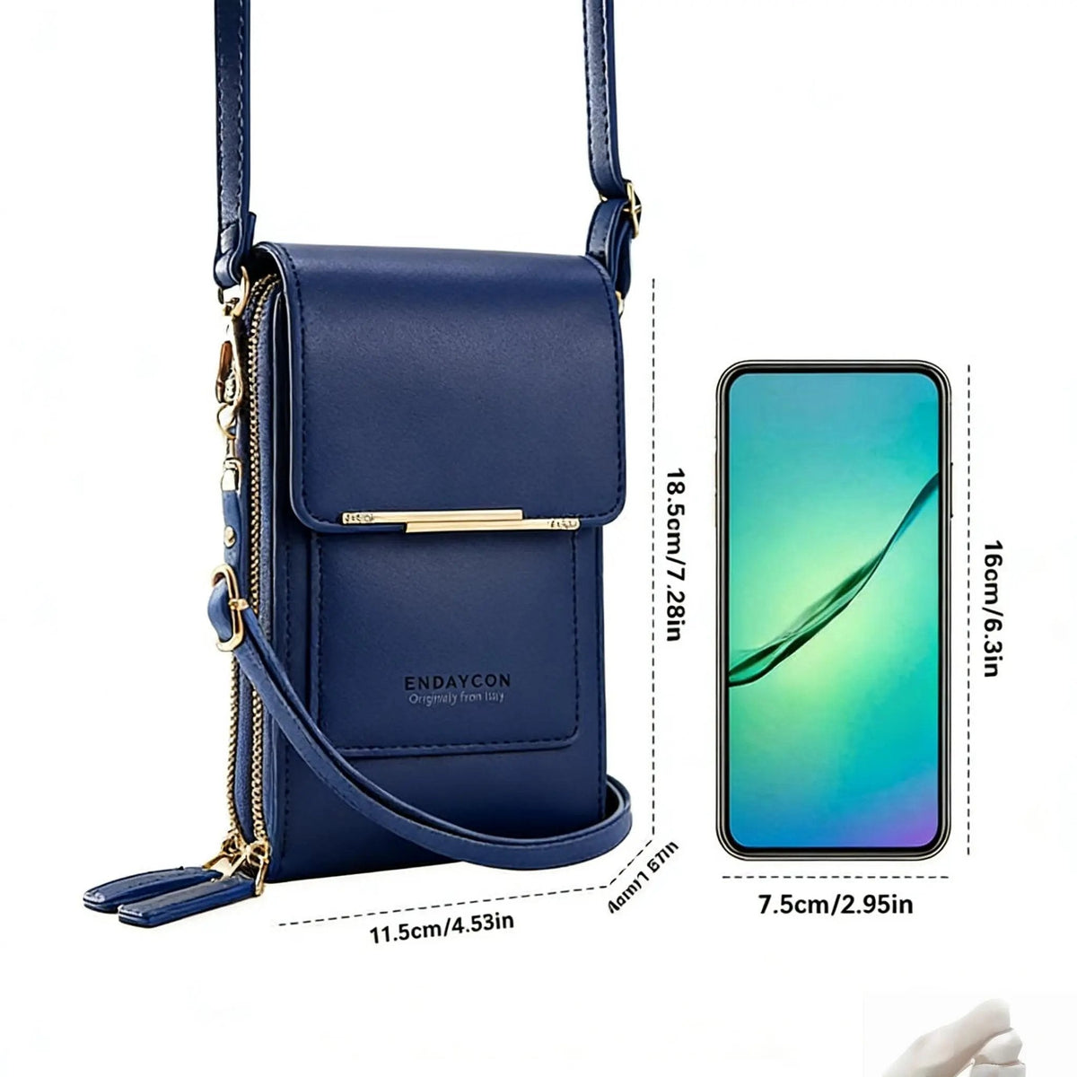 🥳2026 HOT SALE🥳💞50K+ SOLD! 👛📱 ONLY £9.99! Women‘s Touchscreen Crossbody Phone Wallet – Answer calls & text without opening. Fits phones up to 6.5″, water‑resistant & lightweight – hands‑free summer style! 🌸✨