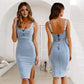 🥳2026 HOT SALE🥳💞50K+ SOLD!💥50%OFF！👗💙 Trending This Season | U-Neck Denim Bodycon Dress | Easy Style for Any Occasion ✨👜