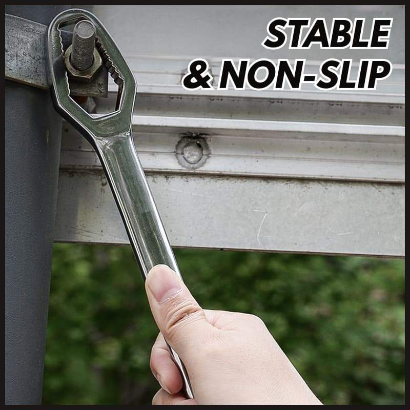 🥳2026 HOT SALE🥳💞50K+ SOLD!💥🏠✅ 50% OFF! 8-22mm Universal Spanner – CR-V forged, HRC60 hardness. Fully polished, rust-resistant. One wrench, endless uses. A smart addition to any toolbox. 🧰💫