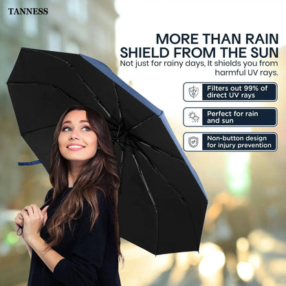🥳2026 HOT SALE🥳💞50K+ SOLD! ☔💨 50% OFF! Windproof Compact Umbrella – 10 reinforced ribs flex in strong gusts without flipping. Water-repellent canopy sheds rain instantly – stay dry from your front door to the high street! 🏠🚶