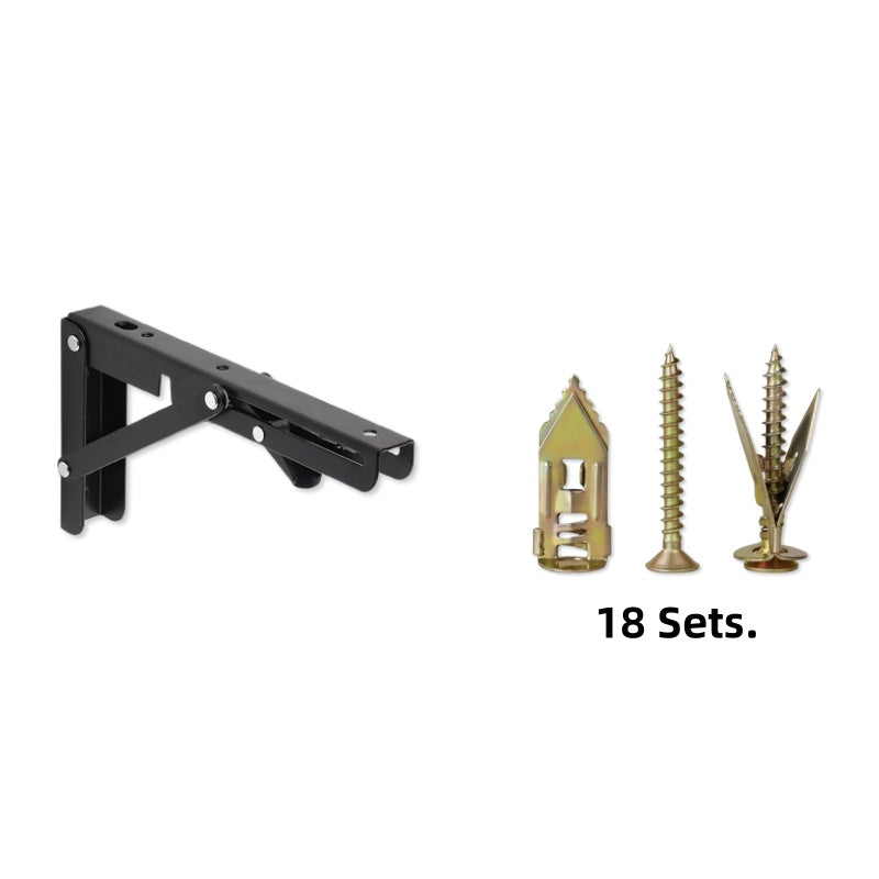 🥳2026 HOT SALE🥳💞50K+ SOLD!💥🛋️📚 Fold in a Second, Declutter Instantly! Multi-use Bracket for a Tidy Kitchen/Study 50% OFF🧱✨