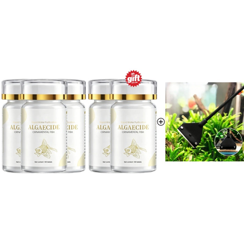 🥳2026 HOT SALE🥳💞50K+ SOLD!🐠💧 50% OFF! Algae Control Tablets – Stops blooms at cellular level. Easy drop‑in. Keep your tank crystal clear. 🐟✅