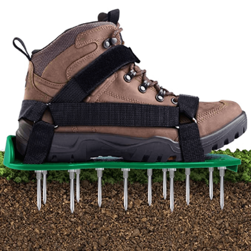 🥳2026 HOT SALE🥳💞50K+ SOLD!👟🌿 50% OFF! Lawn Aerator Shoes – 26 spikes, adjustable straps. Just walk & aerate. No bending, no heavy tools. Healthier lawn in minutes. Perfect for garden lovers. ✅🏡