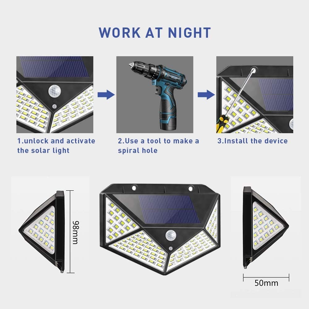 🥳2026 HOT SALE🥳💞50K+ SOLD! 🌞💡 LIMITED-TIME 50% OFF! Motion Sensor Solar Lights – 140 LEDs ultra-bright, 120° detection, IP65 waterproof. Auto light paths, gardens & driveways! 🛡️✅
