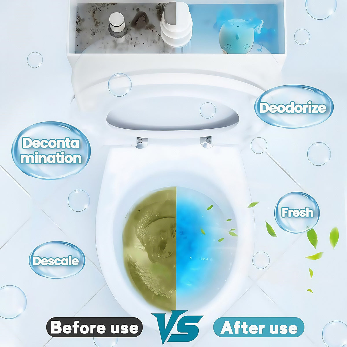 🥳2026 HOT SALE🥳💞50K+ SOLD! 🚽✨ Magic Toilet Cleaner – just drop in the tank, cleans & deodorises for 60 days. No scrubbing, no bending! Fresh toilet every flush – effortless! 💪✅