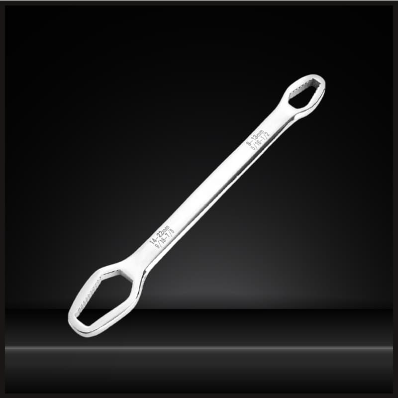 🥳2026 HOT SALE🥳💞50K+ SOLD!💥🏠✅ 50% OFF! 8-22mm Universal Spanner – CR-V forged, HRC60 hardness. Fully polished, rust-resistant. One wrench, endless uses. A smart addition to any toolbox. 🧰💫