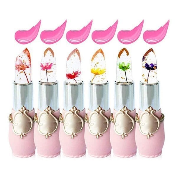 💋Crystal Jelly Flower Color Changing Lipstick💄