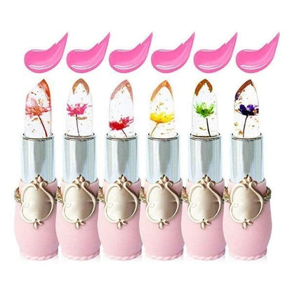 💋Crystal Jelly Flower Color Changing Lipstick💄
