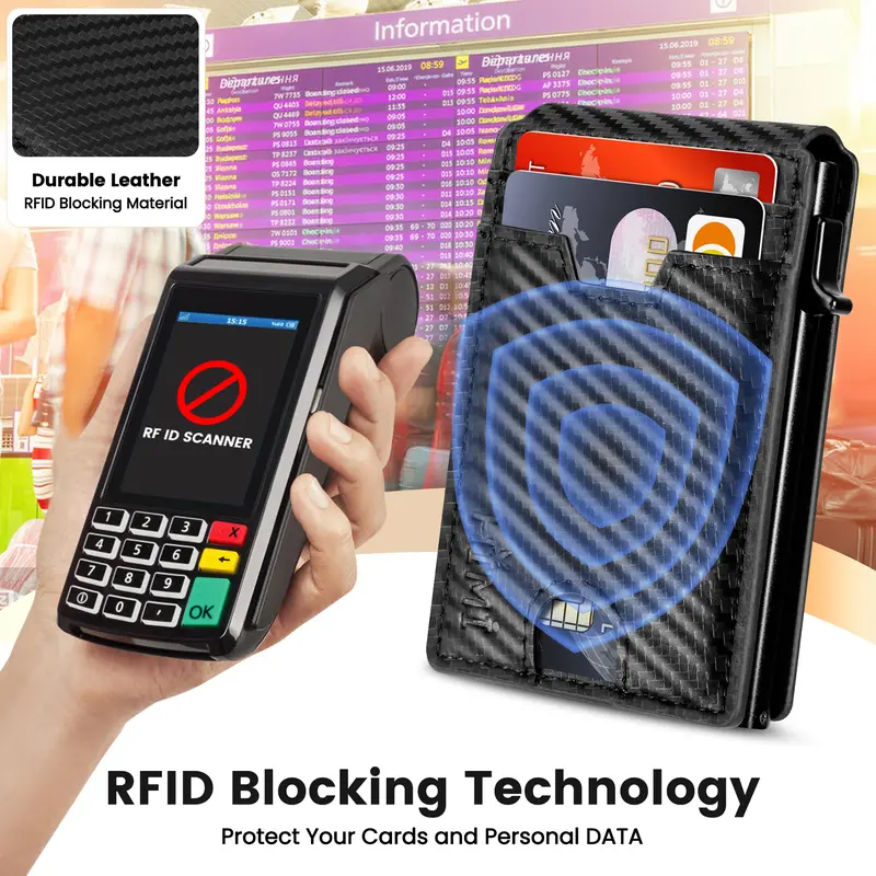 🥳2026 HOT SALE🥳💞50K+ SOLD! 🎁💼 50% OFF! AirTag Wallet for Men – Built‑in AirTag slot, RFID blocking & pop‑up card access. Premium leather + aluminum case, holds 12 cards – the perfect smart gift! 🔒✨