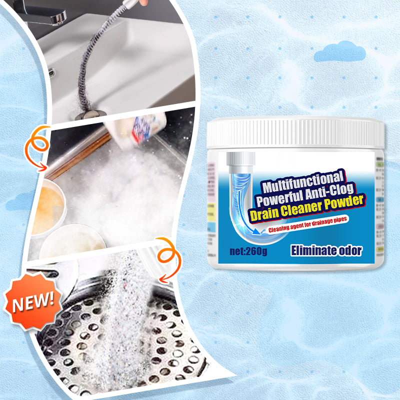 🥳2026 HOT SALE🥳💞50K+ SOLD!🏆🚿 Flash Sale! Buy 5 Get 5 Free – Deodorizing Drain Powder – No harsh fumes, breathe easy! Powerful on clogs, gentle on pipes. Keep your home fresh. 🛡️🧓
