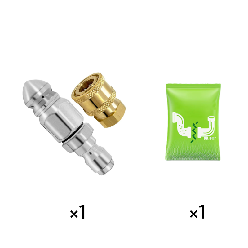 🥳2026 HOT SALE🥳💞50K+ SOLD!🏠🌊 From Home to Industry – One Nozzle Handles All. Versatile Pipe Cleaner – Buy More, Get More Free! 🎁🔩