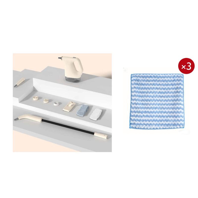 🥳2026 HOT SALE🥳💞50K+ SOLD!🚿🏠50% OFF! Chemical-Free Power Cleaning. Our handheld steam cleaner with attachments sanitises & lifts dirt from floors to fabrics with pure, hot vapour. 🌿🔥