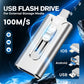 🥳2026 HOT SALE🥳💞50K+ SOLD!⚡📱 50% OFF! 4‑in‑1 Flash Drive – 64GB, MFI Lightning + Micro USB + USB 3.0. Works on iPhone, iPad, Android, PC. 💻✨