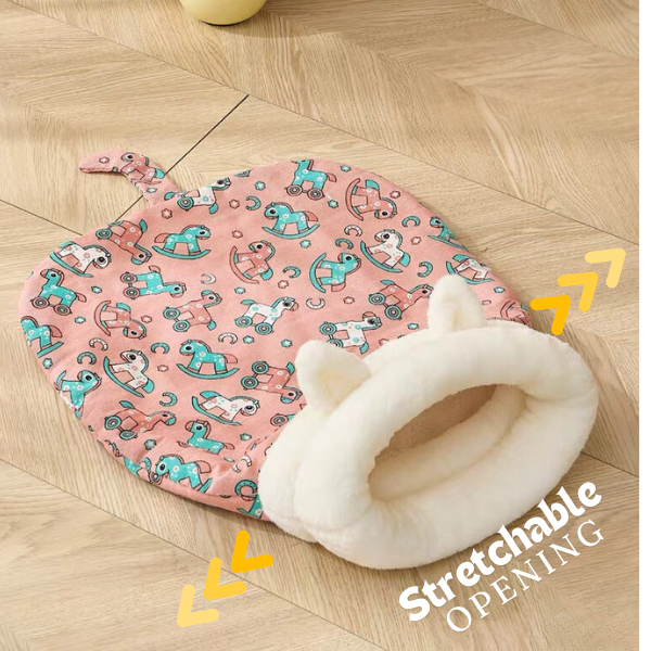 🥳2026 HOT SALE🥳💞50K+ SOLD! 🐾🛏️ 50% OFF! Cozy Pet Nest for Cats & Dogs – ultra-soft plush, 360° warmth, machine washable. A snug winter haven for small pets! 🛡️💚
