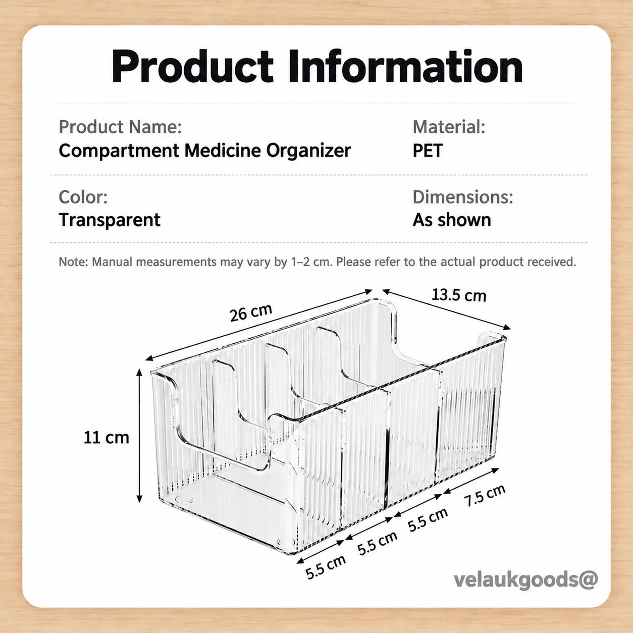 🥳2026 HOT SALE🥳💞50K+ SOLD! 💊🗄️ 50% OFF! Transparent Extendable Storage Organiser – adjustable 24.5–43cm, clear PET walls let you see every item at a glance. Perfect for medicines, supplements & toiletries – no more rummaging! 🏠✨