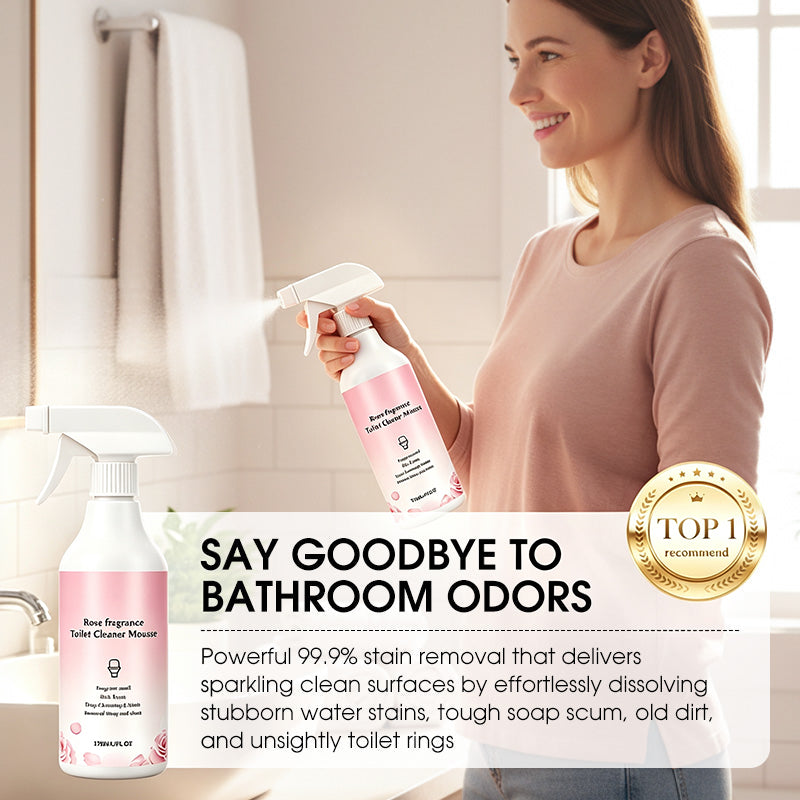 🥳2026 HOT SALE🥳💞50K+ SOLD! 🛁🧹 50% OFF! Bathroom Cleaner Spray – dissolves limescale, soap scum & water stains without scrubbing. Multi-surface for glass, tiles & taps – leaves a fresh botanical scent. Gentle formula, no harsh fumes! ✨💪