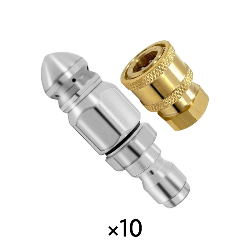 🥳2026 HOT SALE🥳💞50K+ SOLD!🏠🌊 From Home to Industry – One Nozzle Handles All. Versatile Pipe Cleaner – Buy More, Get More Free! 🎁🔩