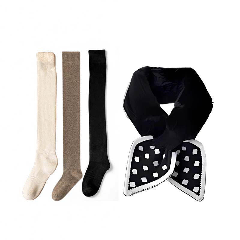 🔥🥳2026 HOT SALE🥳💞50K+ SOLD!🧦🤝✨ Classic Elegance, Effortless Wear | Soft & Stretchy Thigh High Socks❤️🔥🧦