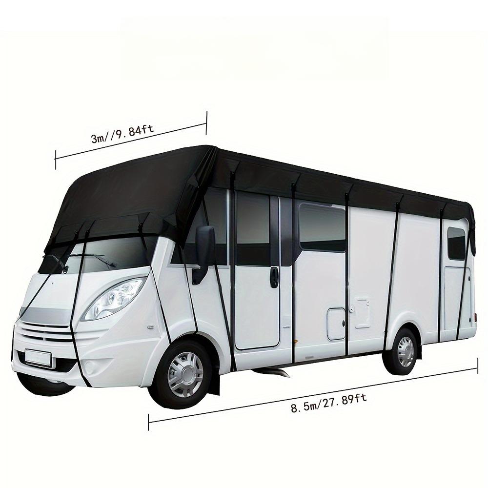 🥳2026 HOT SALE🥳💞50K+ SOLD! 🚐☔ 50% OFF! Caravan & Motorhome Roof Cover – 210D Oxford, silver-coated, adjustable straps & 2 tension straps. Protects roof from rain, leaves & costly repairs! 🛡️✅
