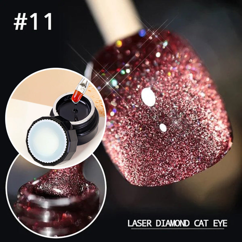 🥳2026 HOT SALE🥳💞50K+ SOLD!⏳💅LAST DAY HOT SALE 50% OFF💎Laser Diamond Cat Eye Nail Polish🌸✨