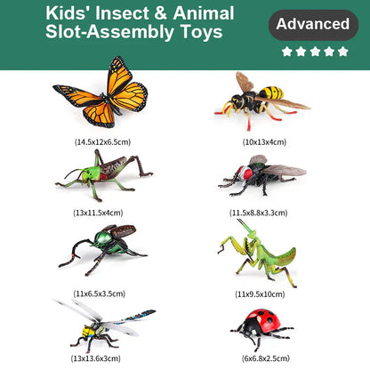 🐞Kids' Insect & Animal Slot-Assembly Toys