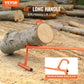 🥳2026 HOT SALE🥳💞50K+ SOLD! 🔧🧤50% OFF! 48" Carbon Steel Log Lifter – leverage design lifts logs up to 15", adjustable hook & non-slip grip. Cut safer, strain your back less! 🛡️✅