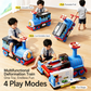 🥳2026 HOT SALE🥳💞50K+ SOLD! 🚂🎁 50% OFF! Large Rideable Toy Train – 4 play modes: push, pull, sit & play. Includes 6/12 die-cast cars & storage wagons. Safe, sturdy, ages 4-6. Perfect Christmas gift! 🛡️✨