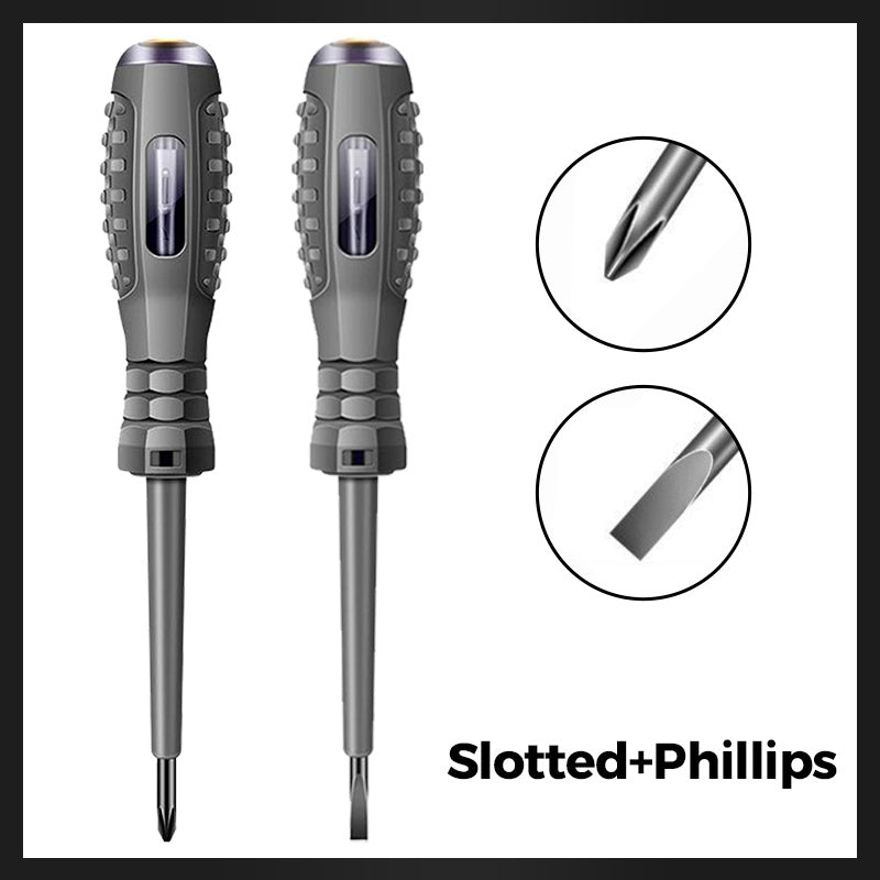 🔧⏳Time-Limited Special⏰2-in-1  High Torque Strong Magnetic Screwdriver Electricity Detector👷‍♂️🦺