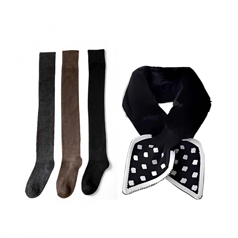 🔥🥳2026 HOT SALE🥳💞50K+ SOLD!🧦🤝✨ Classic Elegance, Effortless Wear | Soft & Stretchy Thigh High Socks❤️🔥🧦